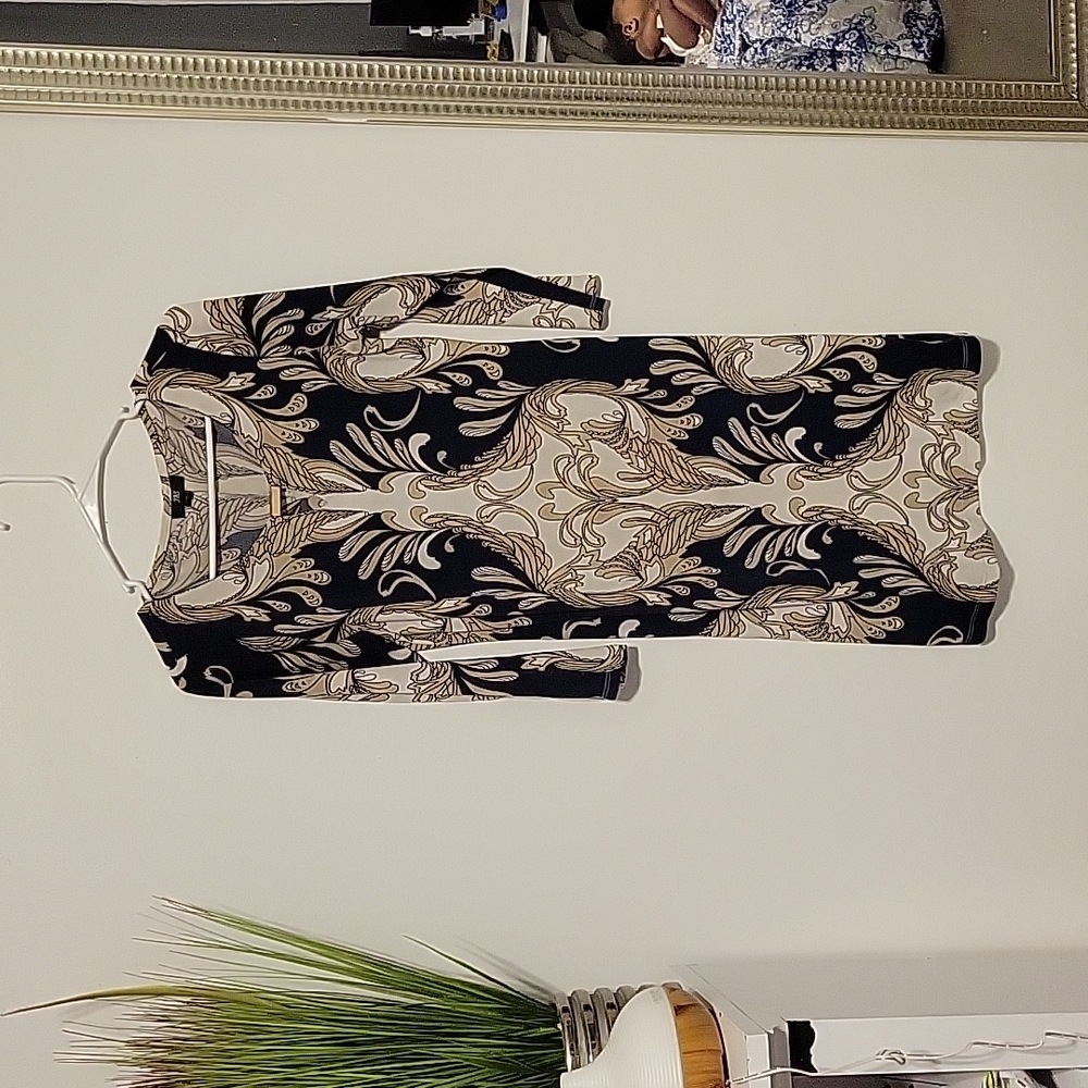 Paisley print dress